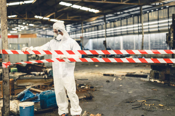 Professional Biohazard technician working in Grimesland, NC